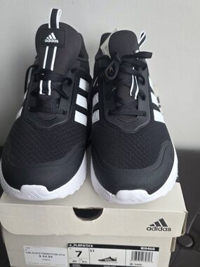 adidas Men's Black and White Running Sneakers